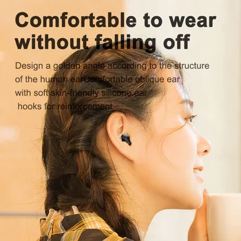 Bluetooth 5.0 Belaidės Mini In-Ear Ausinės, Ausinių LED Ekranas TWS Ausines Dual Ausinių Bass Garso 
