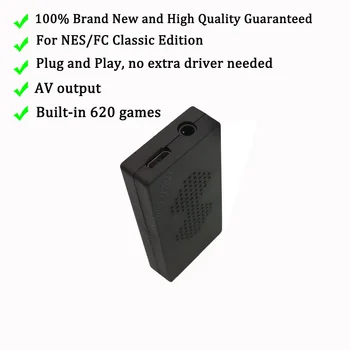 Built-in 620 8 bitų Klasikiniai Žaidimai, Vaizdo Žaidimų Konsolės Mini Retro Konsolę, Bevielį Nuotolinio valdymo pultelis AV Išėjimas Dual Žaidėjų Dropship