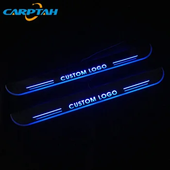 CARPTAH Apdaila Pedalo Automobilių Eksterjero Dalys, LED Durų Slenksčio Nusitrinti Plokštė Kelias Dinaminis Streamer šviesos Honda Civic 2016 2017 2018