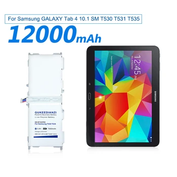 EB-BT530FBC 12000mAh Tablet PC Baterijos Samsung GALAXY Tab, 4 CM T530 T531 T535 Pakeisti Ličio Polimero Baterijų