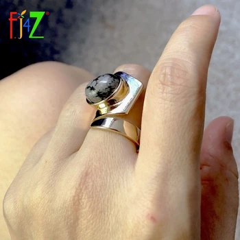 F. J4Z Naujas Mados Noval Žiedai Dizaineris Piršto Žiedą, Moterims Pobūdžio Akmens Moteriški Žiedai, Papuošalai anillos de mujeres