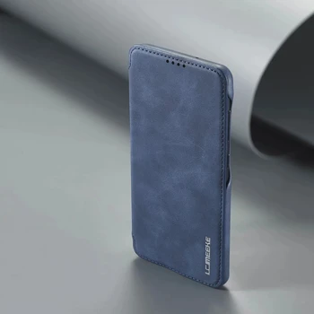 Flip Case For Samsung Galaxy A21S Atveju Oda Prabangus Piniginės Kortelę Derliaus Knygos Viršelio Dizainas 