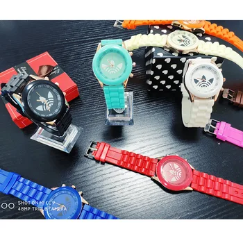Garsaus prekės ženklo moterų sporto žiūrėti atsitiktinis ladyes silikono suknelė laikrodžiai moterims, kvarciniai laikrodžiai Zegarek Damski Reloj Mujer