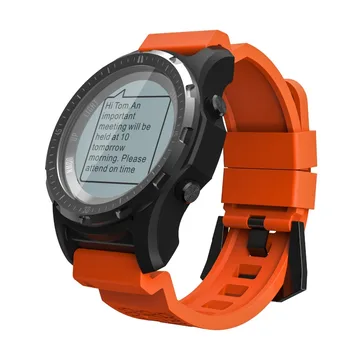 GPS smart apyrankė vyrams S966 Širdies ritmo monitorius Multi-sporto smart Žiūrėti Fitness Tracker su oro slėgio aukštis temperatūra