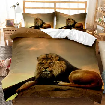 Grožis ir jėga, tigras twin karalienės ir karaliaus vaikai patalynės komplektas prabangių visą dydį nustato rožinė lova šalikas nustatyti antklode padengti miegamasis