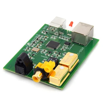 HiFi audio USB dekoderis iš XMOS U308 mikroschemą stiprintuvo USB skaitmeninis Adapteris, USB į spdif koaksialinis Optinio pluošto IIS D192K 24BIT