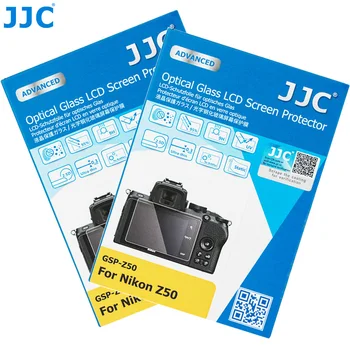 JJC 2VNT LCD Screen Protector, Stiklo Plėvelė Nikon Z50 Z 50 Veidrodžio Kameros Ekrano Dangtelis 0.01