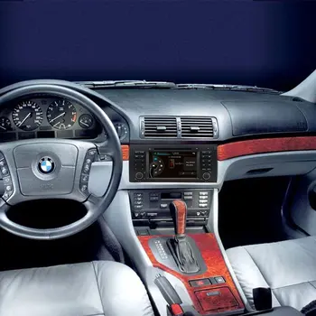 Josmlie 1 Din Car DVD Player BMW E39 BMW X5 E53 M5 Garso Radijo Multimeida GPS Navigacijos Sistema, Touch Screen Galvos Vienetas DAB+
