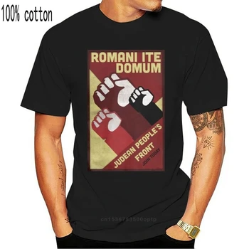 Judean Žmonių, Priekiniai Romos Eiti Namo Vyrai T Shirts Monty Python Romų Pmr Domum Life Of Brian Tees T-Shirt Medvilnės Plius Dydis
