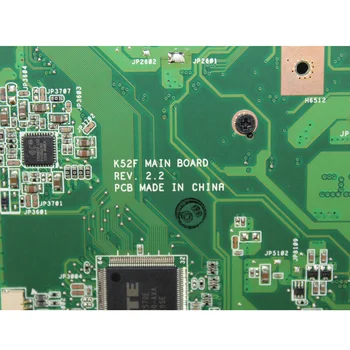 K52F Plokštė REV:2.2 HM55 DDR3 Dėl Asus K52 X52F A52F P52F nešiojamas Plokštė K52F Mainboard K52F Plokštė bandymo OK