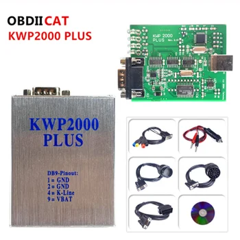 Karšto Pardavimas+ Kokybės KWP2000 Plius ECU REMAP Flasher OBD2 EKIU chip tunning įrankis KWP2000