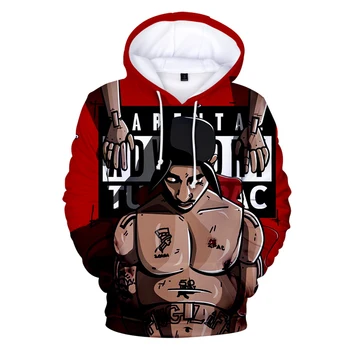 Karšto pardavimui, G-Funk Rap 2Pac Hoodies Palaidinukė Vyrų/Moterų 2Pac Tupac Amaru Shakur Bliuzono Polluvers Hip-Hop 3D sportiniai Kostiumai, paltai viršūnės