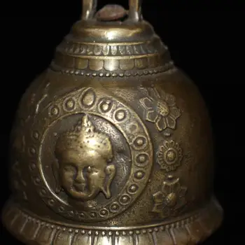 Kinija senojo Pekino senas prekių Seiko Tibeto gryno vario barška