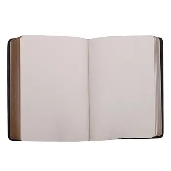 Klasikinių Senovinių Sąsiuvinis Leidinys Dienoraštis Sketchbook Storio Tuščią Puslapį Odos Padengti X6HB