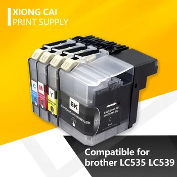 LC539 LC539XL BK LC535 LC535XL C/M/Y Suderinama rašalo kasetė Brother DCP-J100/DCP-J105/MFC-J200 spausdintuvas (visą rašalo)