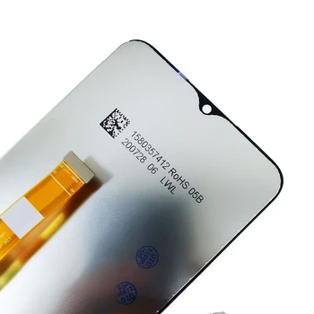 LCD KOLEGA Realme C15 RMX2180 LCD Ekranas lietimui Ekranas Digiziter Jutiklis Su Rėmo surinkimo Pakeisti Realme C15