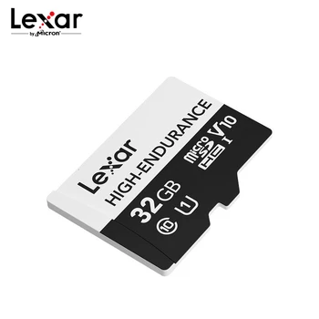 Lexar Didelės Ištvermės Micro SD Kortelė Max 100MB/s Atminties Kortelė 32GB SDHC V10 64GB SDXC 128GB V30 C10 Vandeniui TF Kortelę Už 4K Video