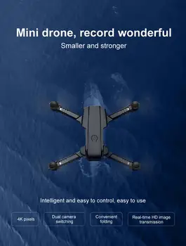 LS-XT6 Mini Drone 4K Oro Lankstymo Ilgą Ištvermės UAV Dvigubo Objektyvo Quadcopter