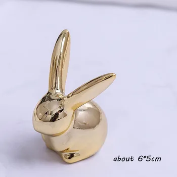 Mielas Keramikos Golden White Rabbit 