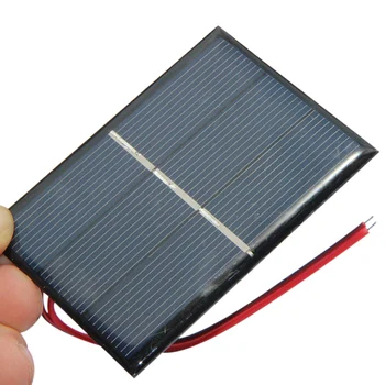 Mikro Mini Saulės Elementų Kompaktiškas 80 x 60mm Saulės Kolektorių Galia Namų 