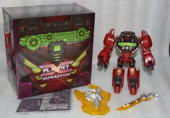 NAUJA Planeta X Transformacijos Žaislas TFCON PX-06B Dinobot Hephaestus Grimlock Sandėlyje