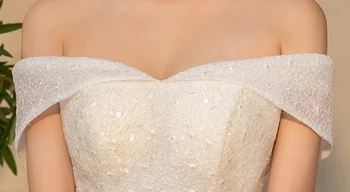 Naujas ATVYKTI 2019 Vestuvių Suknelė Valtis Kaklo Dramblio kaulo Bžūp Rankovėmis Grindų ilgio Dirželis Atgal Elegantiškas Plius dydis Vestido De Noiva Nuotaka Gowm