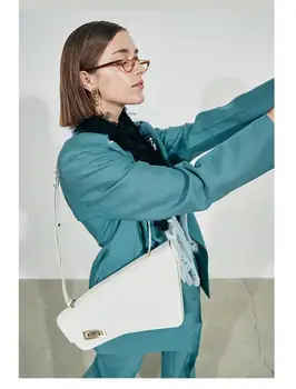 Netaisyklingos Geometrinės Moterų Pečių Maišą Dizaino Užraktas Grandinės Crossbody Krepšiai moterų Rankinės Asmenybės Voko Ranka maišo moteris