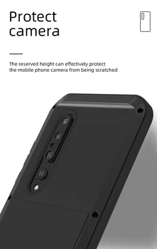 Originalus Galingas 360 Šarvai Sunkiųjų Metalų Bako Apsauga, Telefono dėklas, skirtas Xiaomi Mi 9 10 Pro 5G Max 3 Sumaišykite 2 2s Galinį Dangtelį