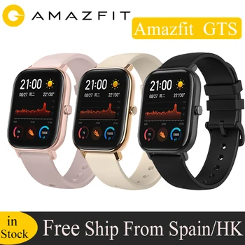 Pasaulio versio Amazfit GTS Smart Žiūrėti Huami Lauko GPS Padėties nustatymo Veikia Širdies ritmo Vandeniui 5ATM Smartwatch