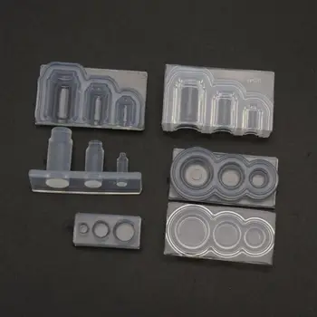 Rankų darbo 3D Mini Džemas Butelį Vandens Jar Pakabukas Miniture Maisto Žaisti UV Dervos Lieti Pelėsių Silikono Formos Papuošalai Priėmimo Priemonė