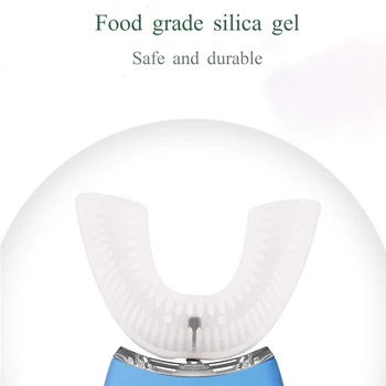 SANQ Nešiojamosios Automatinio Masažas Elektros Balinimas, dantų Šepetėlis 360 laipsnių Ultragarso Elektros Tingus dantų šepetėlį su LED Šviesa