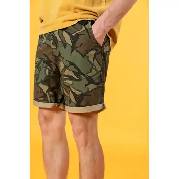 SIMWOOD 2020 džinsinio šortai vyrams mados kamufliažas spausdinti raišteliu karinės plius dydis medvilnė