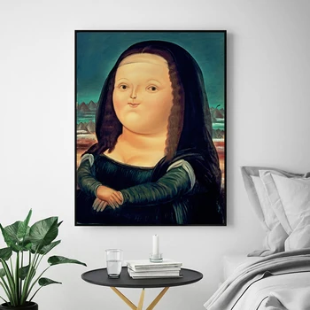 Spalvinga Mona Lisa Rankomis Dažyti Aliejus, Drobė Paveikslų Sienos Nuotraukas Vonios Laminas Decorativas