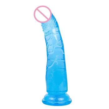 Tikroviškas Dildo Dirželis Ant Big Penis su siurbtuko Sekso Žaislai Moterims Jelly Anal Butt Plug Klitorio Stimuliatorius Masturbator