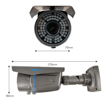 TOPROHOMIE H. 265+ 8CH NVR Sistema 4MP POE NVR rinkinys 48V 3MP IP66 atsparus Vandeniui 2,8 mm-12mm zoom POE IP Camera, Vaizdo Stebėjimo komplektas