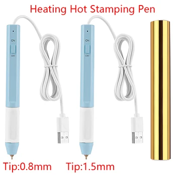 USB 0,8 mm /1,5 mm atsparia Karščiui Rankena Šildymo Karšto Štampavimo Pen, 