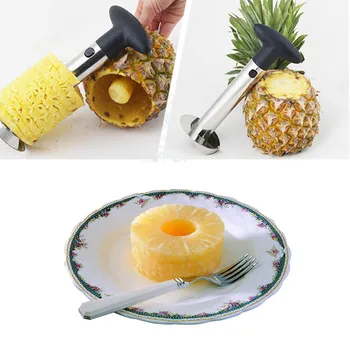 Vaisių Cutter Aukštos Kokybės Nerūdijančio Plieno Vaisių Cutter Ananasų Corer Pjaustyklės Skustukas Parer Cutter Virtuvės Įrankis Pinapple Cutter