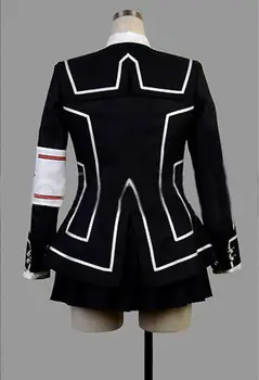 Vampire Knight Cosplay Kostiumų Yuki arba Juodos spalvos Moteriški Kryžiaus Balta Suknelė vienodas