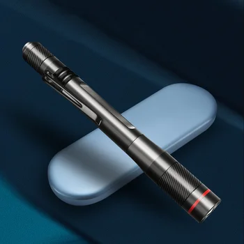 WARSUN S5-W Gydytojas, Slaugytoja Naudoti Nešiojami Zoomable USB Įkraunamas Žibintuvėlis Penlight XPE Led Medicinos Žibintuvėlis Su Clip