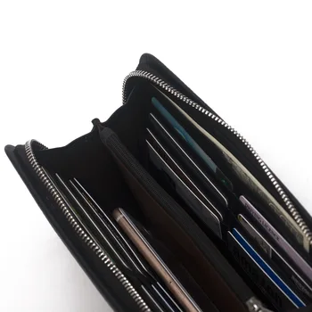 Xiaomi vyrų odos karvės odos rankinės verslo Pinigų maišas, Multi-card užtrauktuku piniginės didelės talpos Monetos Rankinėje kortelės katalogą