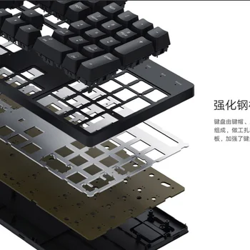 Xiaomi Žaidimų Mechaninė Klaviatūra VYŠNIŲ 104 klavišai Cherry MX Jungiklis 1000Hz 1,8 m Mechaninė Klaviatūra NE Lempos Klaviatūros Biuras