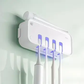 Youpin penkių UV Šviesos dantų šepetėlį Sterilizer Turėtojas Slopina bakterijų Dantų Šepetėliu Antibacteria Automatinis Dantų pastos Dozatorius
