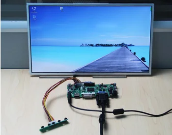 Yqwsyxl Kontrolės Valdyba Stebėti Rinkinys B101AW06 V1 V. 1 HDMI+DVI+VGA LCD LED ekrano Valdiklio plokštės Tvarkyklės