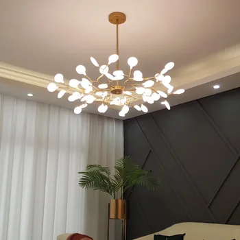 Šiuolaikinės Firfly LED Šviestuvo Šviesos Stilingas Medžio Šaką Šviestuvo Lempos Dekoratyvinis Firefly Lubų Šviestuvai Kabo Apšvietimas