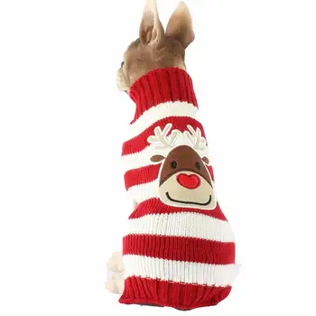 Šuo Kalėdų Džemperis Drabužiais Žiemą Šilta, Naminių Gyvūnėlių Šuniuką Kailio Striukė Mezgimo Megztinis Kostiumai, Drabužiai Mažas Vidutinis Didelis Šunys