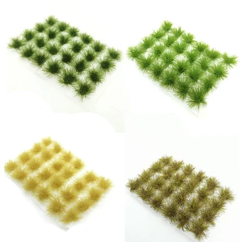 Žolės saulėgrąžų, flocking nailono žaislo modelis scena priėmimo šešių spalvų / nespalvoti diorama smėlio lentelė žalia imitavimo įrenginių statybos