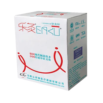 2 dėžės=1000Pcs EACU Akupunktūros adatos vienkartinės sterilios adatos Sveikatos priežiūros Įstaiga, Akupunktūra taškų grožio adata