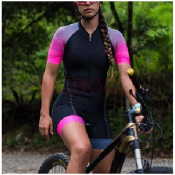 2020 XAMA Moterų Profesija Triatlonas kostiumą drabužių Trumpas Dviračių skinsuit Seksualus conjunto feminino ciclismo jumpsuit rinkiniai Vasaros