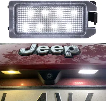 2X LED Licencijos Numerį Šviesos-2020 m. Jeep Grand Cherokee WK2-2017 Kompasas 