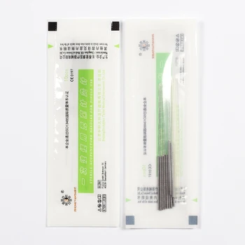 500 gabalas/box sterilūs Akupunktūros Adatos sausų vienkartinių Adatų masažas adata Atskirų pakuočių akupunktūros adatos su vadove